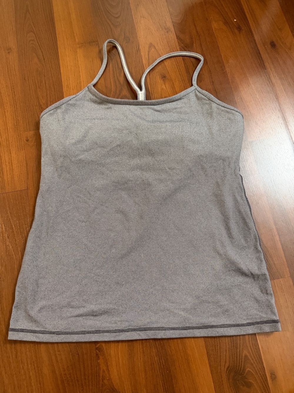 lululemon athletica Heather Gray Strappy Tank Camisole